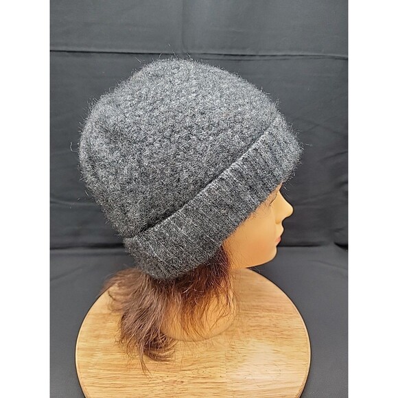 Womens Koru Wool, Possum Fur And Silk Knit Winter Hat Charchol Grey One Size - Picture 3 of 7
